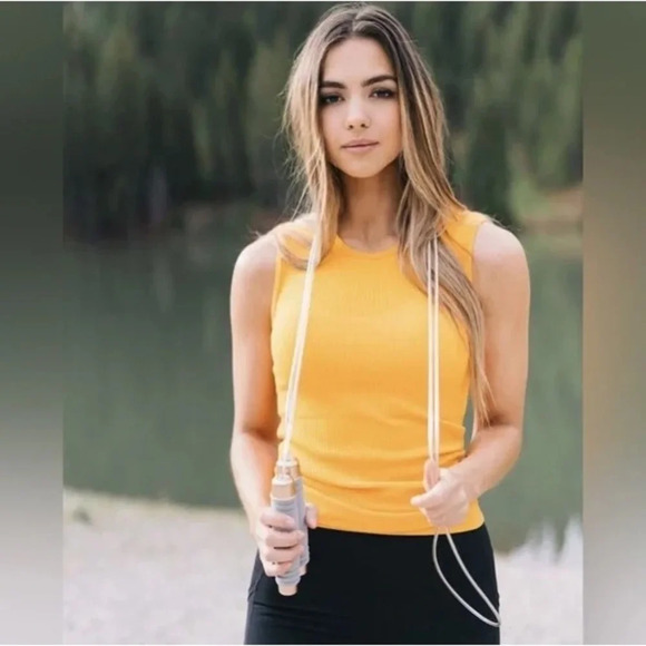 Zyia Active Sunset Parallel Ribbed Tank - Picture 2 of 5